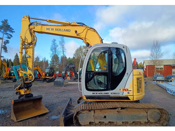 New Holland MYYTY! SOLD! E70SR PYÖRITTÄJÄLLÄ  - Mini excavator: picture 1