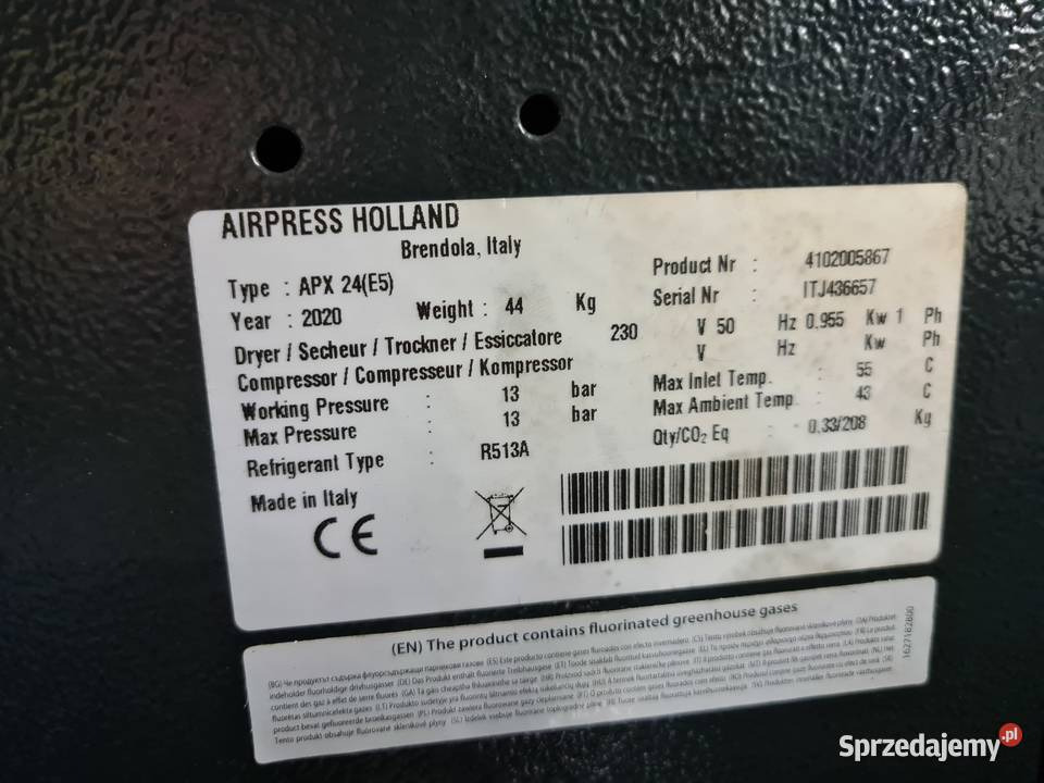OSUSZACZ ZIĘBNICZY AIRPRESS APX 24, 2,4 M3/min - Air compressor: picture 2
