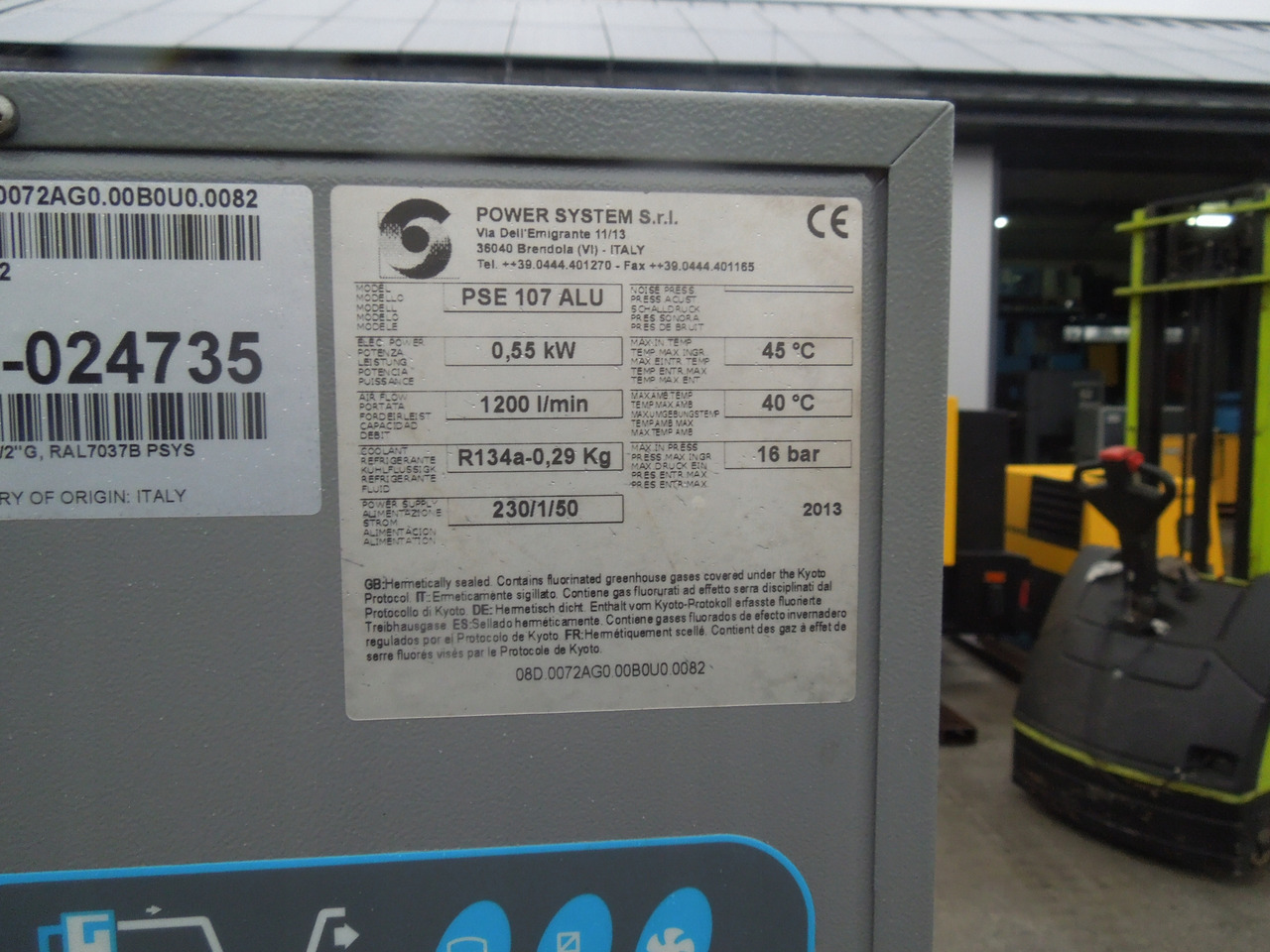POWER SYSTEM PASCAL 5,5-10/27 - Air compressor: picture 2