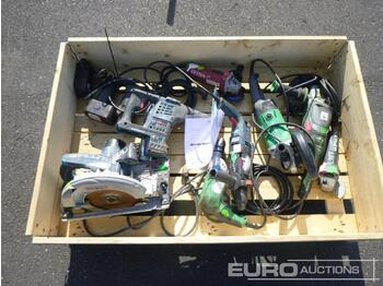 Construction equipment Pallet of Electric Tools, Circular Saw, Angle Grinder, Power Drills: picture 1