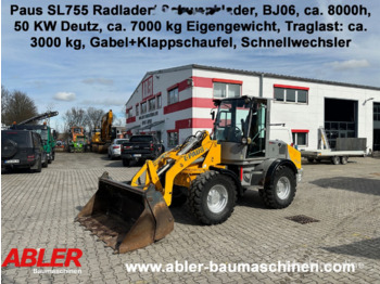 Paus SL 755 Radlader Schwenklader Gabel + Klappschaufel - Wheel loader: picture 1