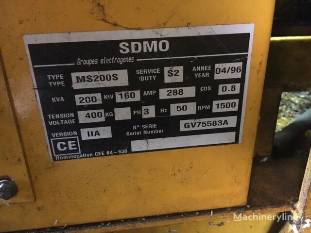 SDMO 200 kva Cummins - Generator set: picture 3