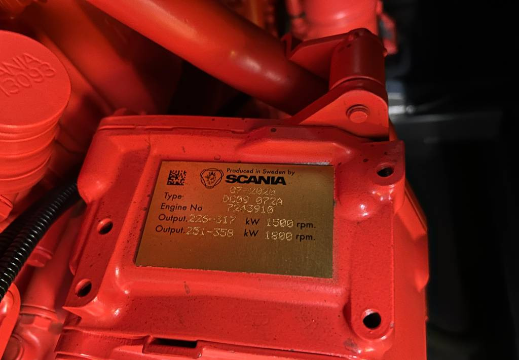 Scania DC09 - 275 kVA Generator - DPX-17946  - Generator set: picture 5
