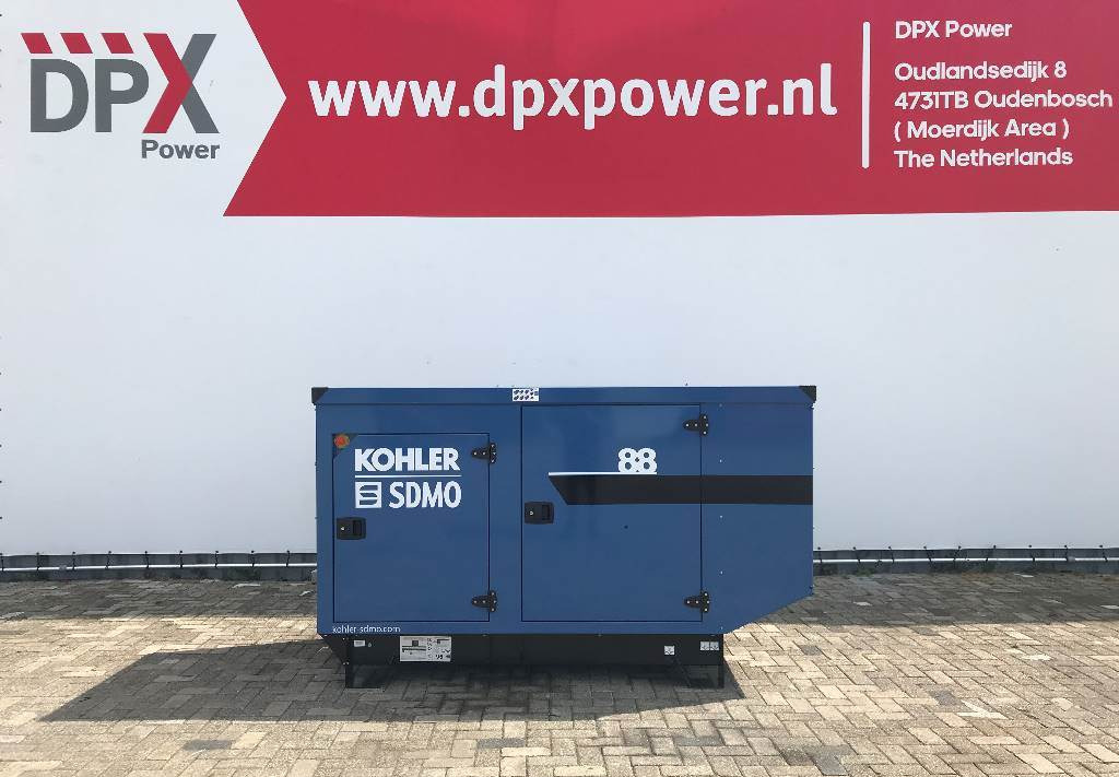 Sdmo J88 - 88 kVA Generator - DPX-17105  - Generator set: picture 1