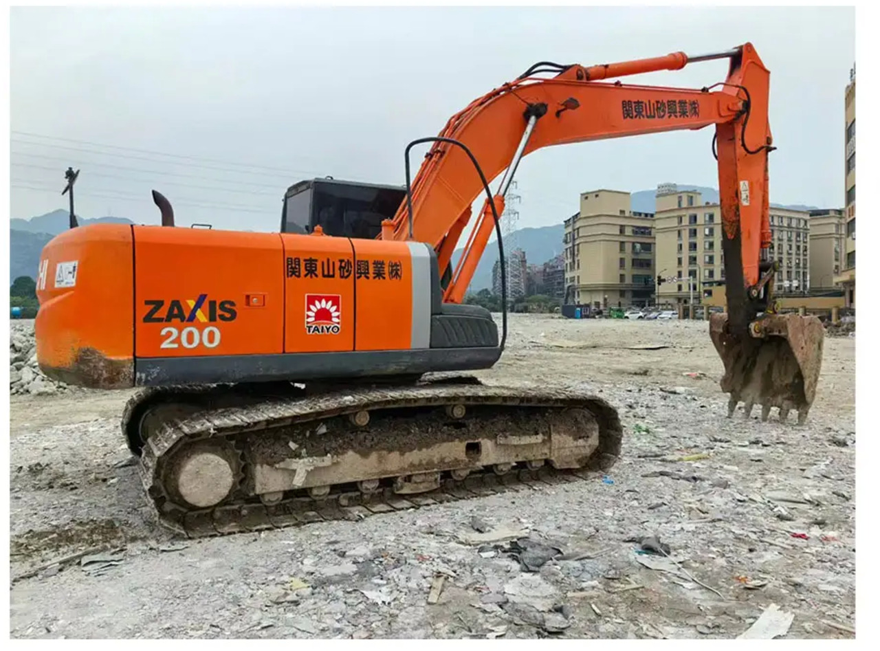 Second hand hitachi zx200 excavator zx200-3g zx200-5g 20 ton used excavator in china yard for sale - Crawler excavator: picture 1