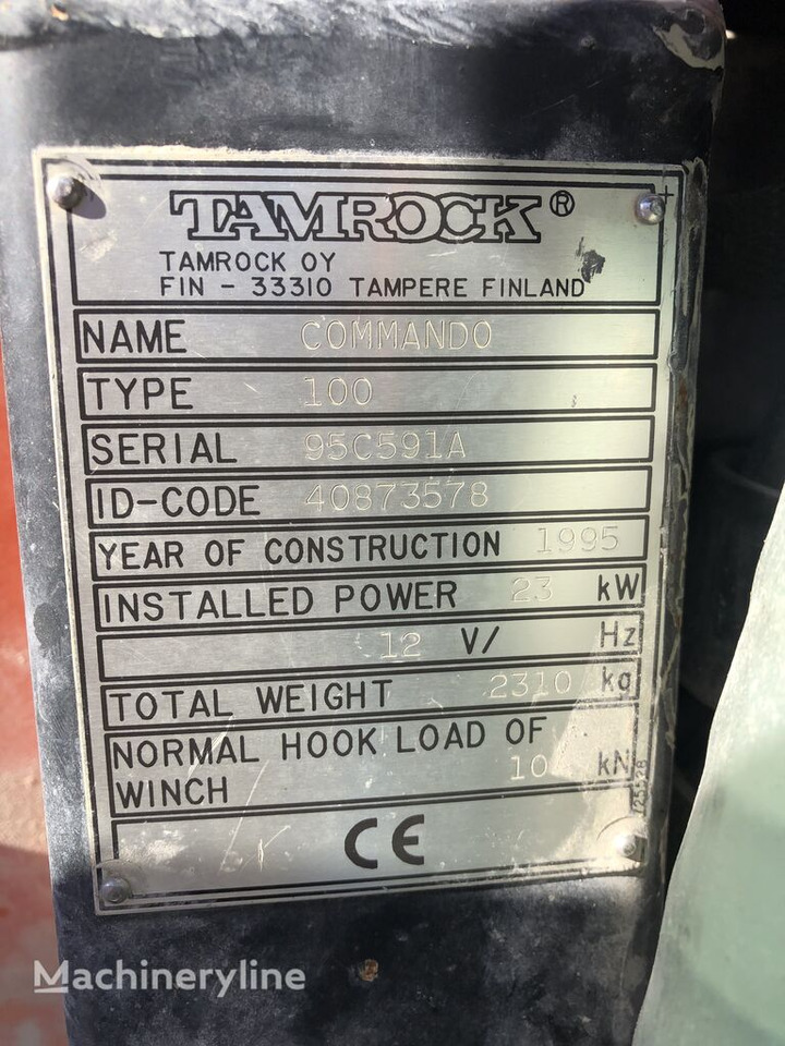 Tamrock Commando 100 - Drilling rig: picture 5