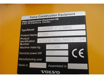 Volvo L 90 H H2 AGRICULTURE DK-maskine, Co-Pilot, LANG-  - Wheel loader: picture 3
