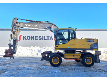 Volvo MYYTY! SOLD! EW180C PYÖRITTÄJÄLLÄ  - Wheel excavator: picture 1