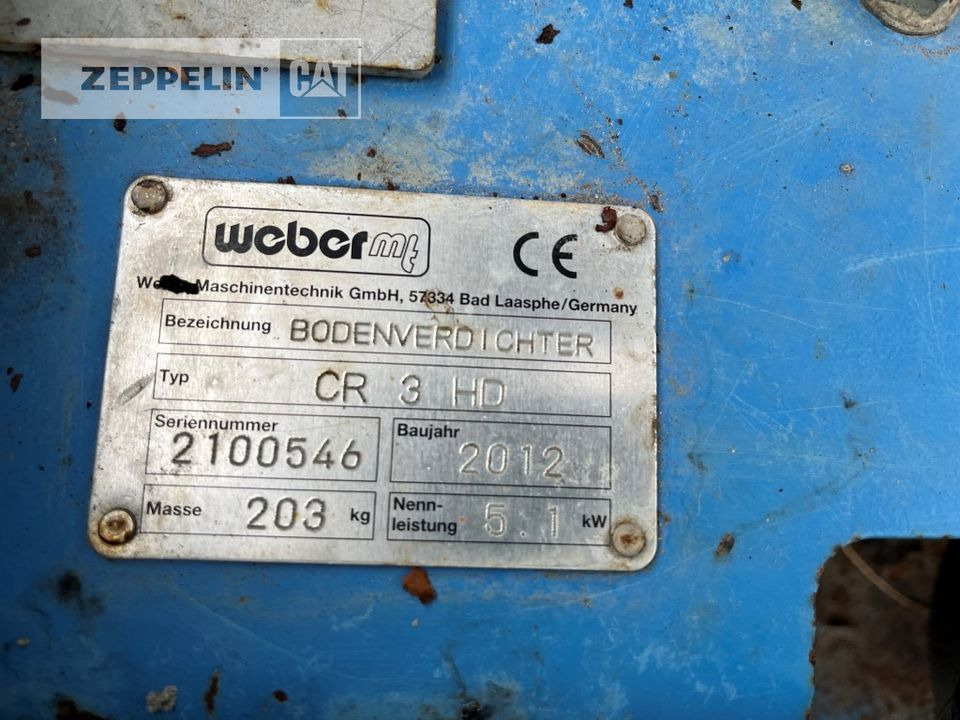 Weber CR-3HD  - Vibratory plate: picture 2