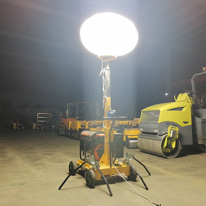 XCMG Official 5m Mast 2000w Hydraulic Diesel Gasoline Generator Mobile LED Balloon Light Tower Price - Lighting tower: picture 5