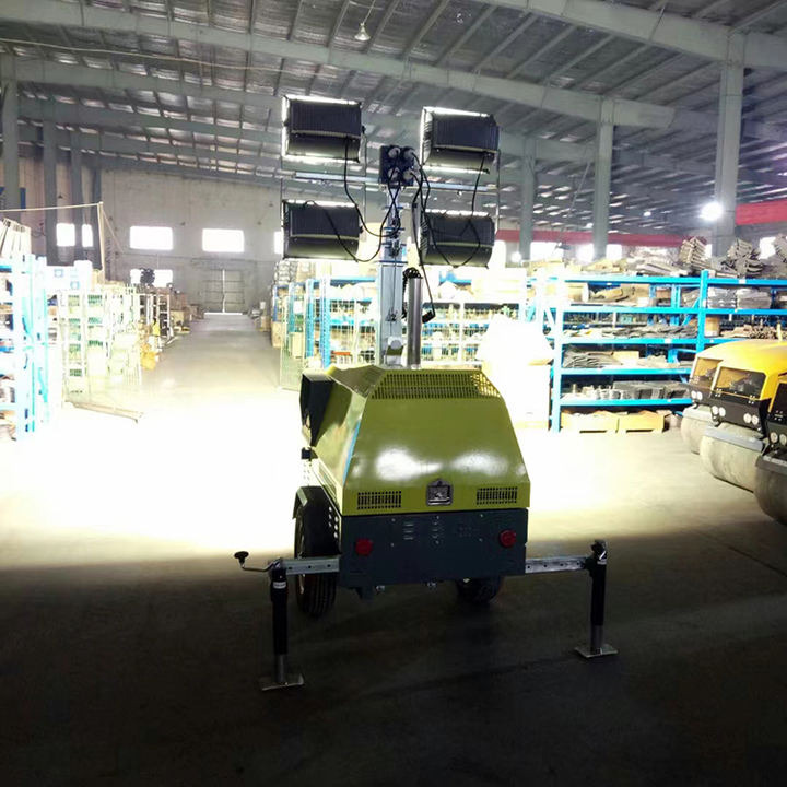 XCMG Official 7m Super Bright LED Telescopic Diesel Generator Construction Mining Lighting Tower - Lighting tower: picture 4