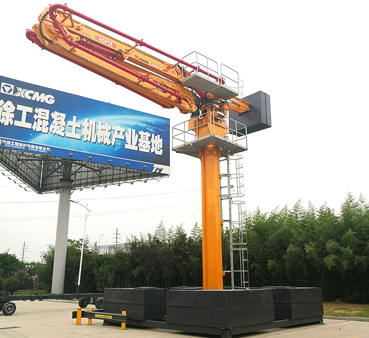 XCMG Official Concrete Distributor 22kw 32m Hydraulic Concrete Placing Boom - Concrete equipment: picture 2
