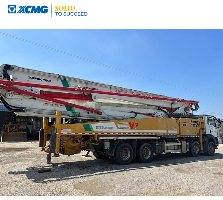XCMG Official Concrete Machinery Second Hand HB62V 62m Used Mobile Concrete Pump - Concrete pump truck: picture 1