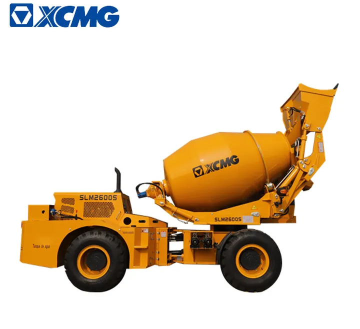 XCMG Official SLM2600S 2.5 Cubic Meter Portable Diesel Concrete Self Loading Mixer - Concrete mixer: picture 3