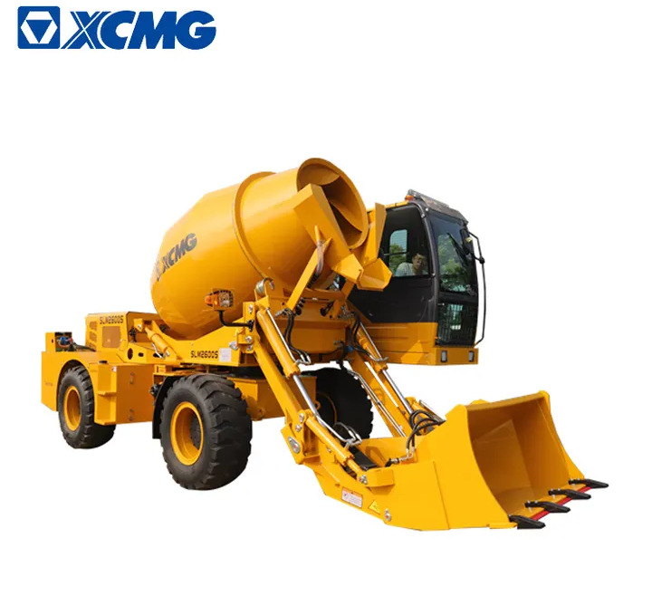XCMG Official SLM2600S 2.5 Cubic Meter Portable Diesel Concrete Self Loading Mixer - Concrete mixer: picture 4