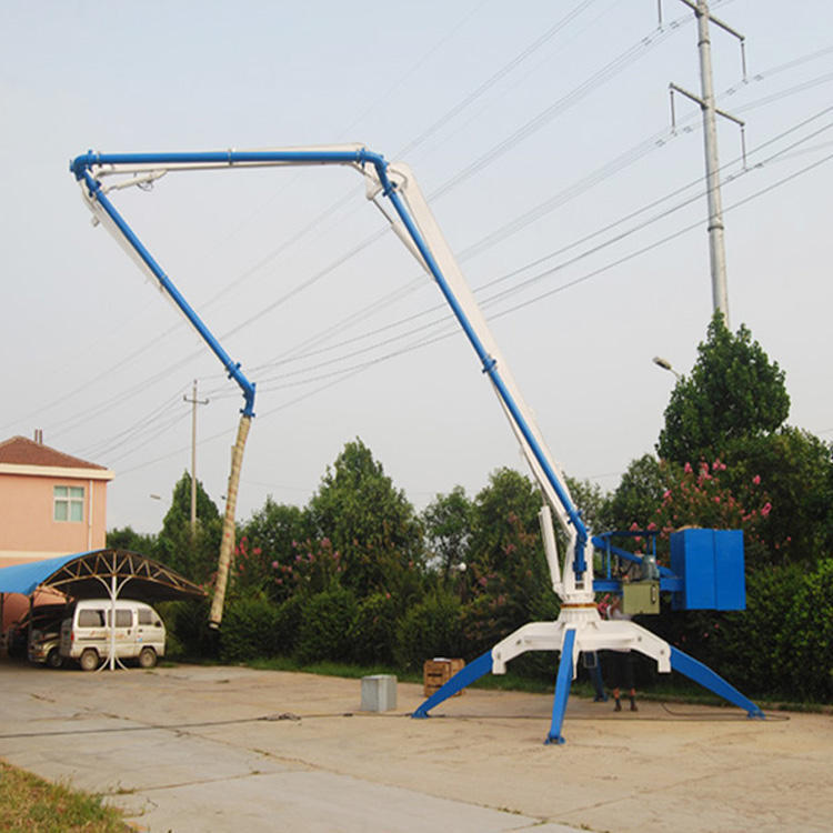 XCMG Schwing 17m spider placing boom PB17D-3R concrete placing boom - Concrete equipment: picture 3