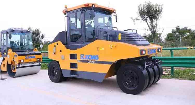 XCMG Second Hand Drum Roller XP263 26Ton Used Road Roller popular model - Pneumatic roller: picture 4