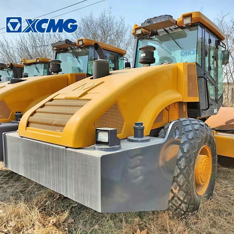 XCMG Used Single Drum XS183S 18 Ton Tire Roller popular type - Road roller: picture 1