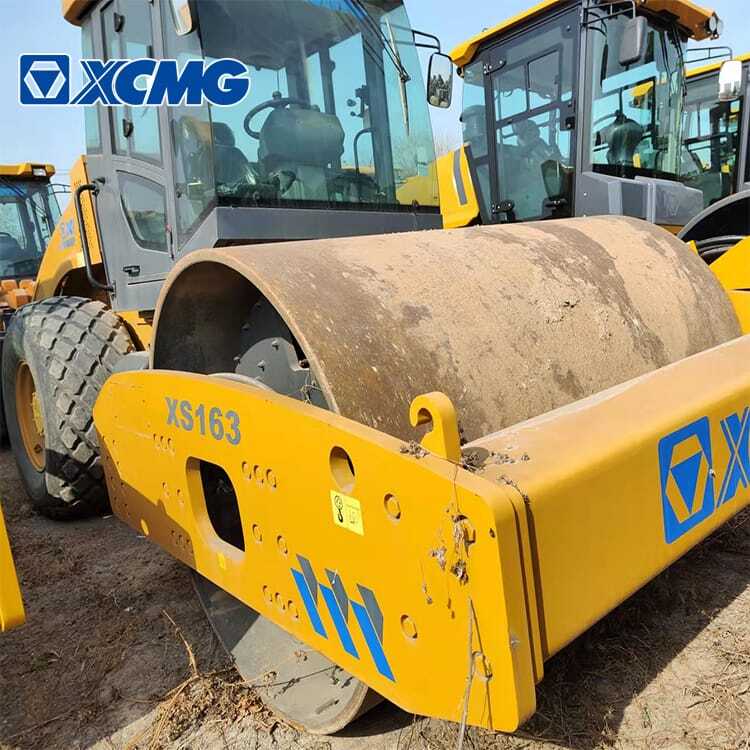XCMG offical 16T XS163 Small Used Road Roller Japan quick delivery - Road roller: picture 1