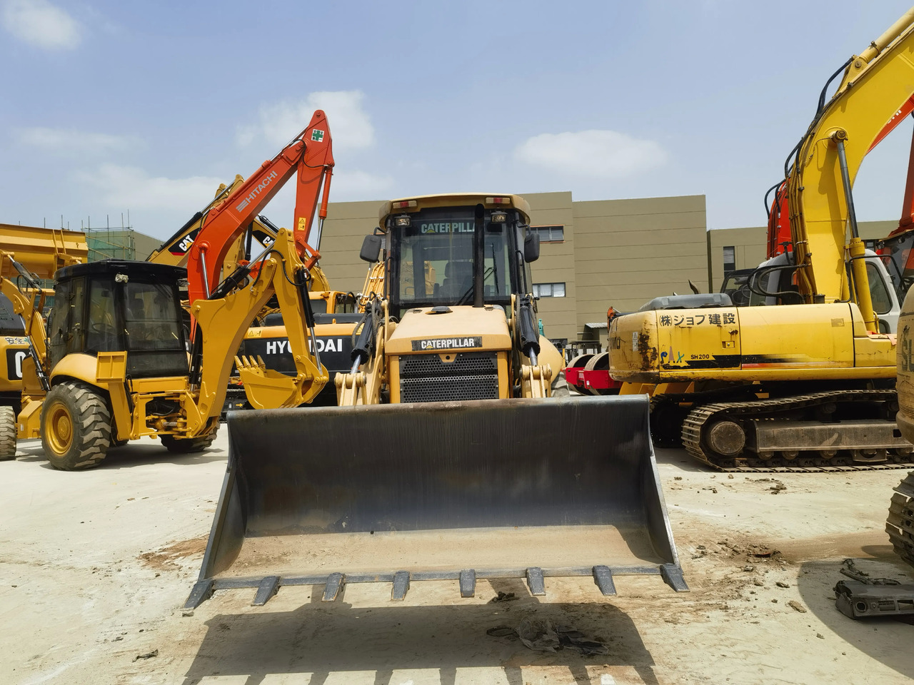 Caterpillar 420F backhoe excavator loader 4x4 front and end used backhoe loader jcb CAT 420F loader - Backhoe loader: picture 5