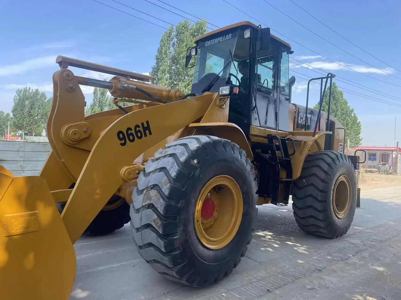 Caterpillar 966h wheel loader used CAT 966H earth-moving machinery loader 950H - Wheel loader: picture 3