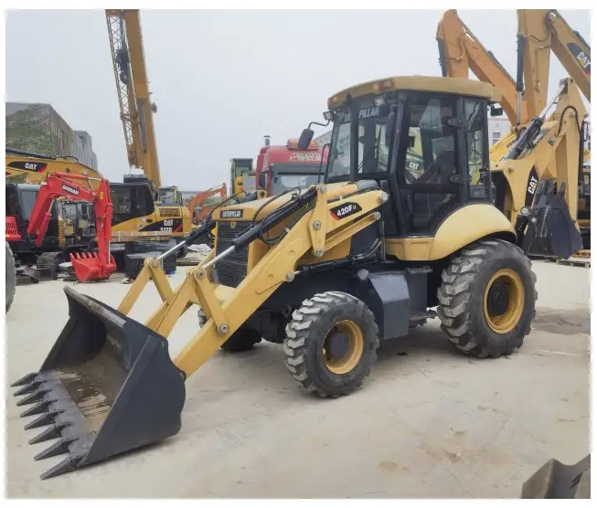 Original japan backhoe excavator loader 4x4 caterpillar jcb backhoe loader 420F 3CX 4CX retroexcavadora - Backhoe loader: picture 1