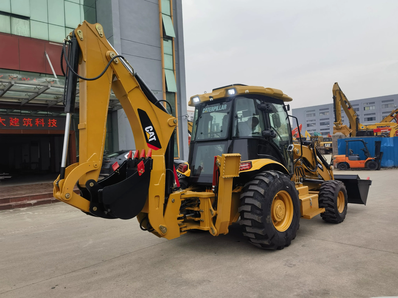 Used backhoe loader 420F caterpillar front and end 4x4 loader good condition backhoe loader for sale - Backhoe loader: picture 5