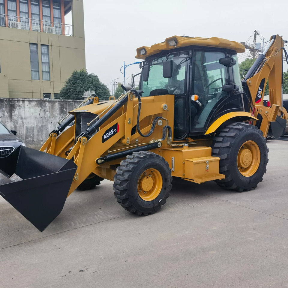 Used caterpillar 420F backhoe loader second hand backhoe loader cat backhoe loader used - Backhoe loader: picture 1