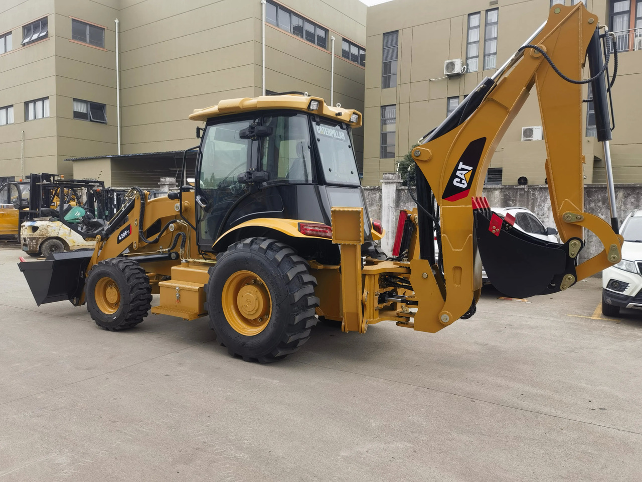 Used caterpillar 420F backhoe loader second hand backhoe loader cat backhoe loader used - Backhoe loader: picture 5