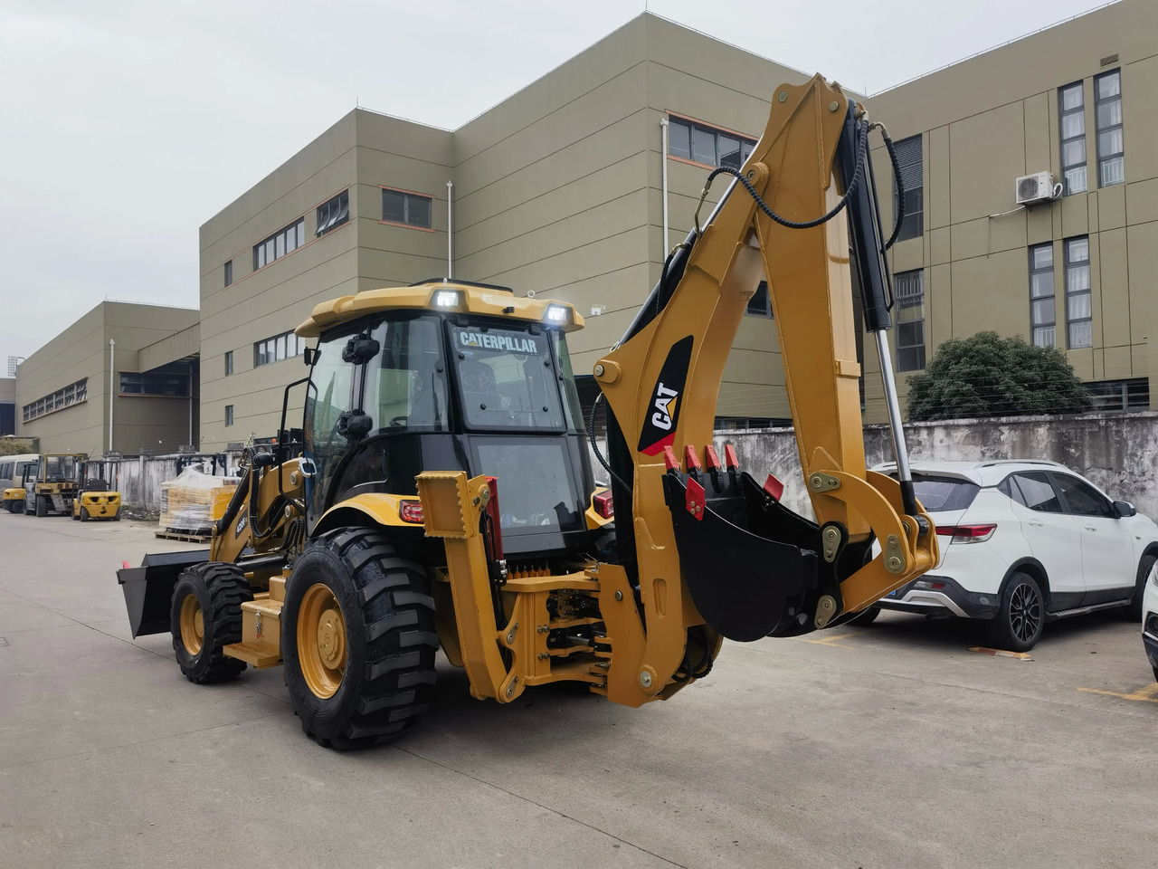 Used caterpillar 420F backhoe loader second hand backhoe loader cat backhoe loader used - Backhoe loader: picture 3