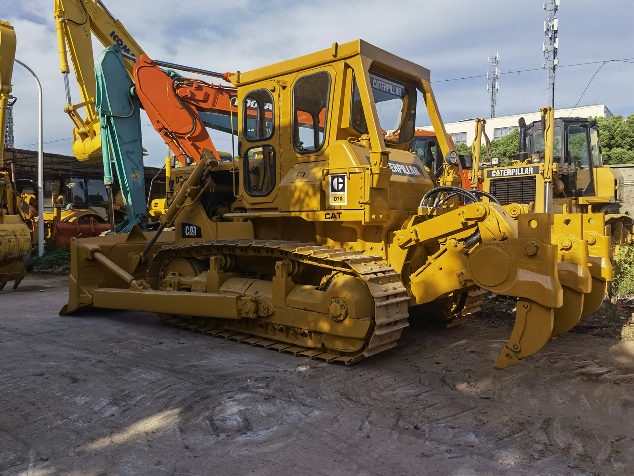 Used caterpillar bulldozer D7G secondhand caterpillar used bulldozer D7G D6G in stock now - Bulldozer: picture 4