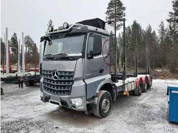 MERCEDES-BENZ 3263 8x4, big axles, no crane - Forestry trailer