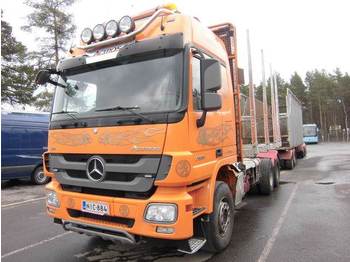 Mercedes-Benz ACTROS 2655-6x4/ 45 EC - Forestry trailer