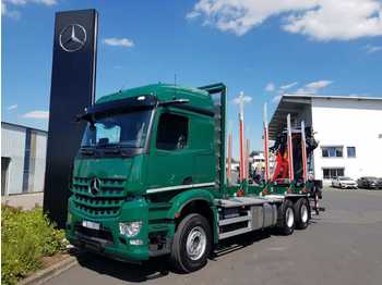 Mercedes-Benz Arocs 2651 L 6x4 + Kran: Epsilon M12Z91  - Forestry trailer