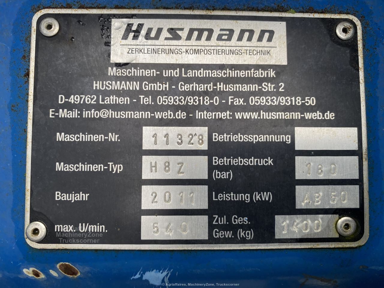 Husmann H8Z 540 rpm - Wood chipper: picture 4