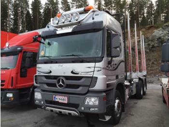 Forestry trailer for transportation of timber Mercedes-Benz Actros 2660 6x4: picture 1