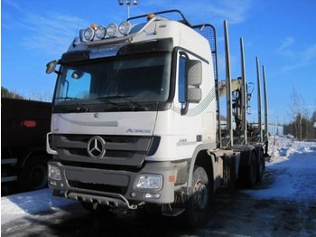 Forestry trailer for transportation of timber Mercedes-Benz Actros 3355 6x4: picture 1
