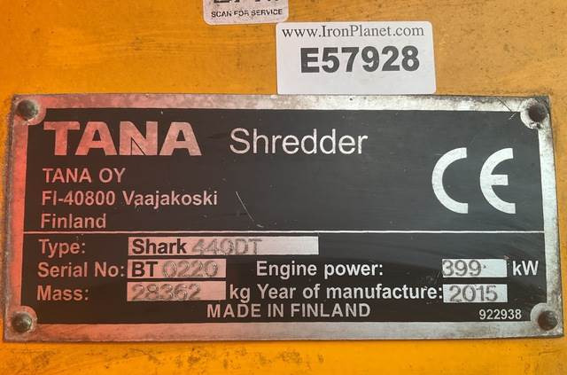 Tana 440DT Shark - Wood chipper: picture 5