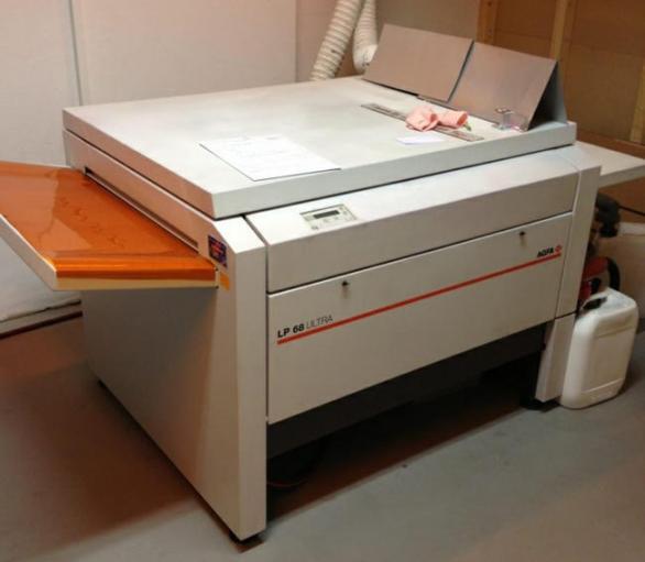 Agfa LP 68 Ultra Preheat-Plattenentwicklung - Printing machinery: picture 1