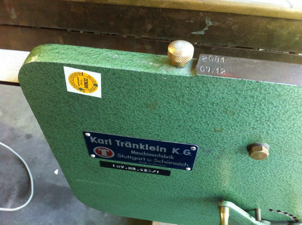 Printing machinery Anleimmaschine heiß-kalt Karl Tränklein: picture 4
