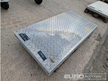 Loading ramp 59" x 31" x 6mm Aluminium Chequered Plate (10 of): picture 1