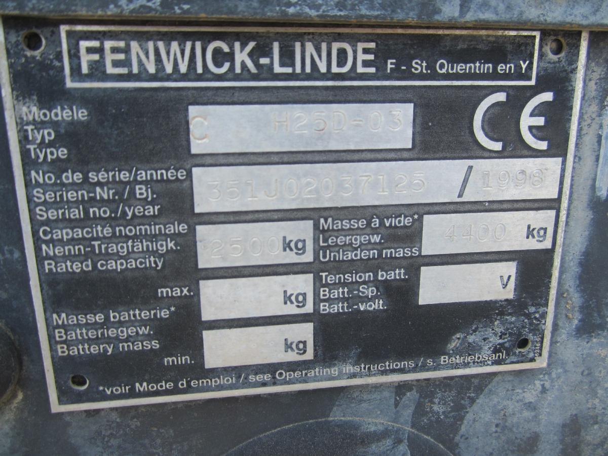 Fenwick H25D-03 - Diesel forklift: picture 3