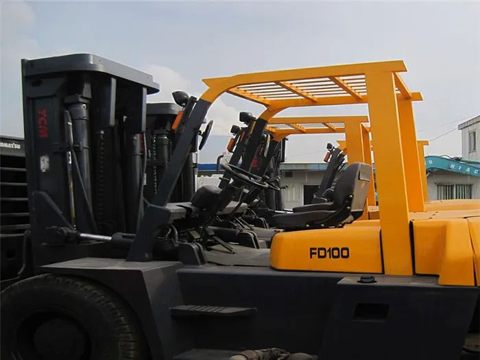 Good condition Tcm forklift 10ton TCM FD100 diesel forklift with cheap price - Forklift: picture 3