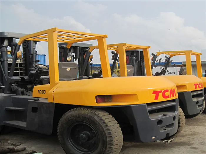 Good condition Tcm forklift 10ton TCM FD100 diesel forklift with cheap price - Forklift: picture 2