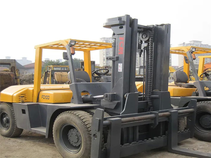 Good condition Tcm forklift 10ton TCM FD100 diesel forklift with cheap price - Forklift: picture 5