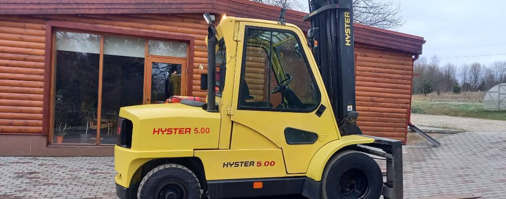 Hyster H 5.00 XM  - Diesel forklift: picture 3