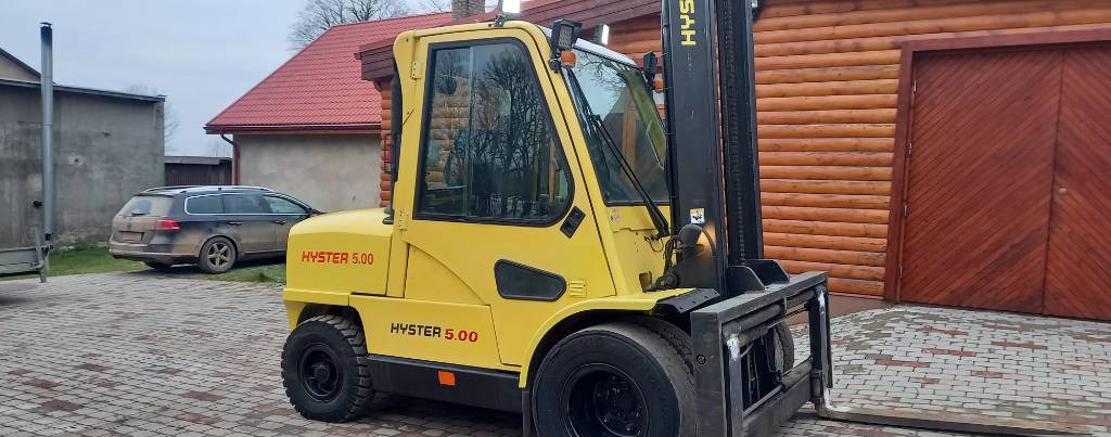 Hyster H 5.00 XM  - Diesel forklift: picture 5
