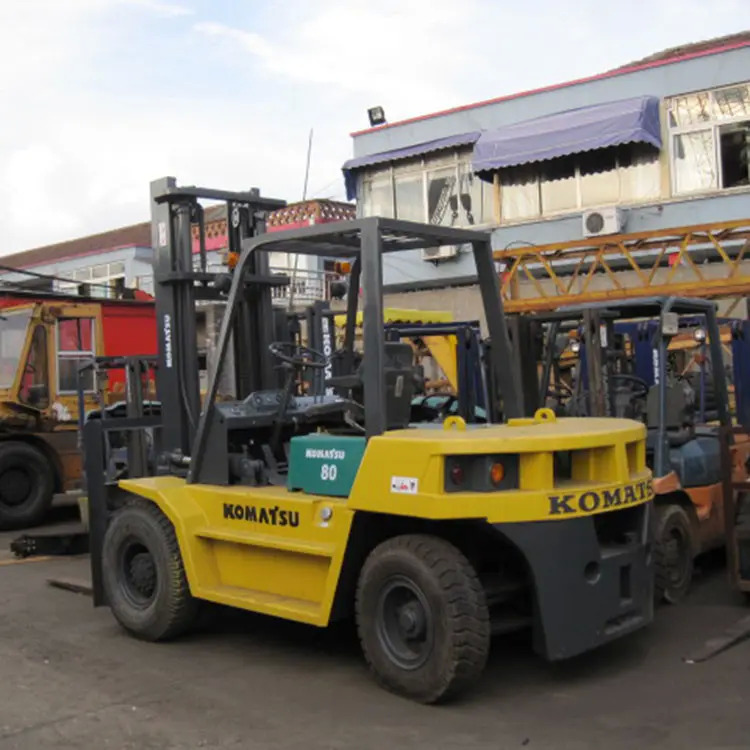 Used Komatsu FD80 forklift 8 ton diesel Komatsu forklift - Forklift: picture 4