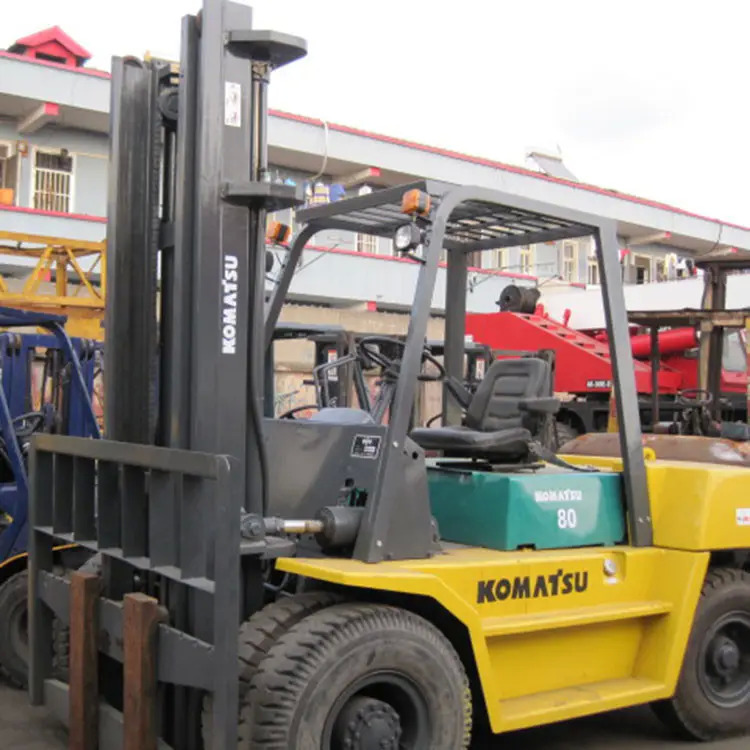 Used Komatsu FD80 forklift 8 ton diesel Komatsu forklift - Forklift: picture 5