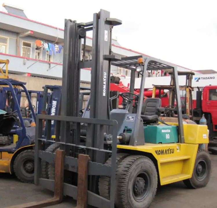 Used Komatsu FD80 forklift 8 ton diesel Komatsu forklift - Forklift: picture 2